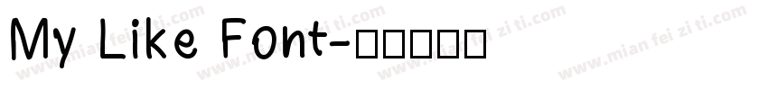 My Like Font字体转换